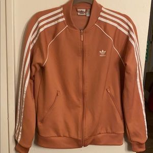 Adidas Dusty Peach Jacket & Shorts Set